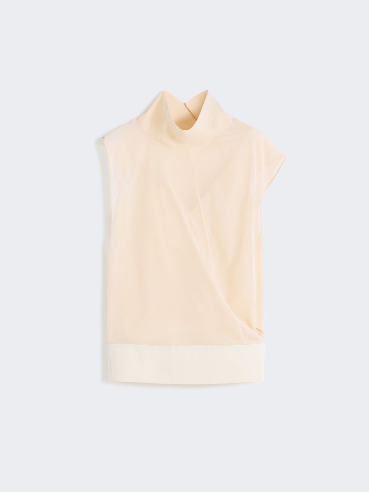 Cotton voile two-piece blouse - ECRU - Max Mara - 5
