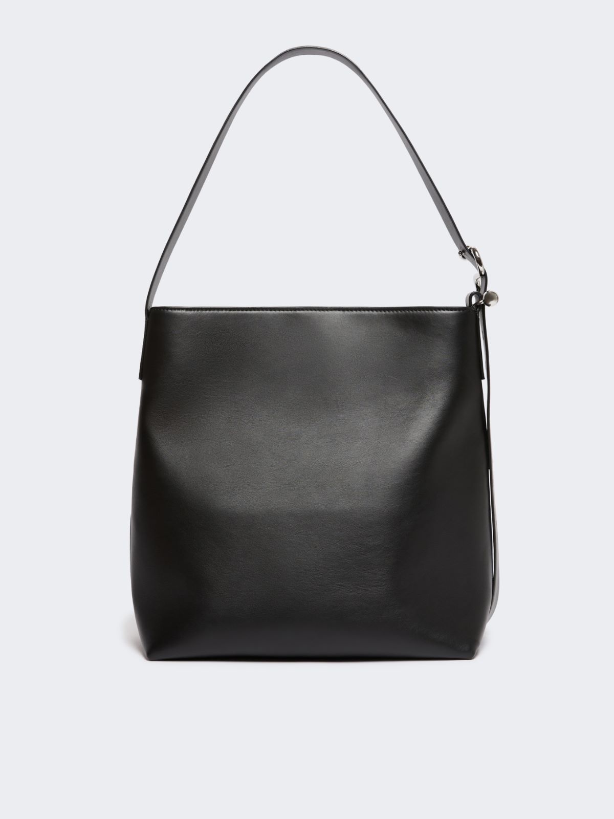Shoppertasche aus Leder mit S-Schließe - SCHWARZ - Max Mara - 12