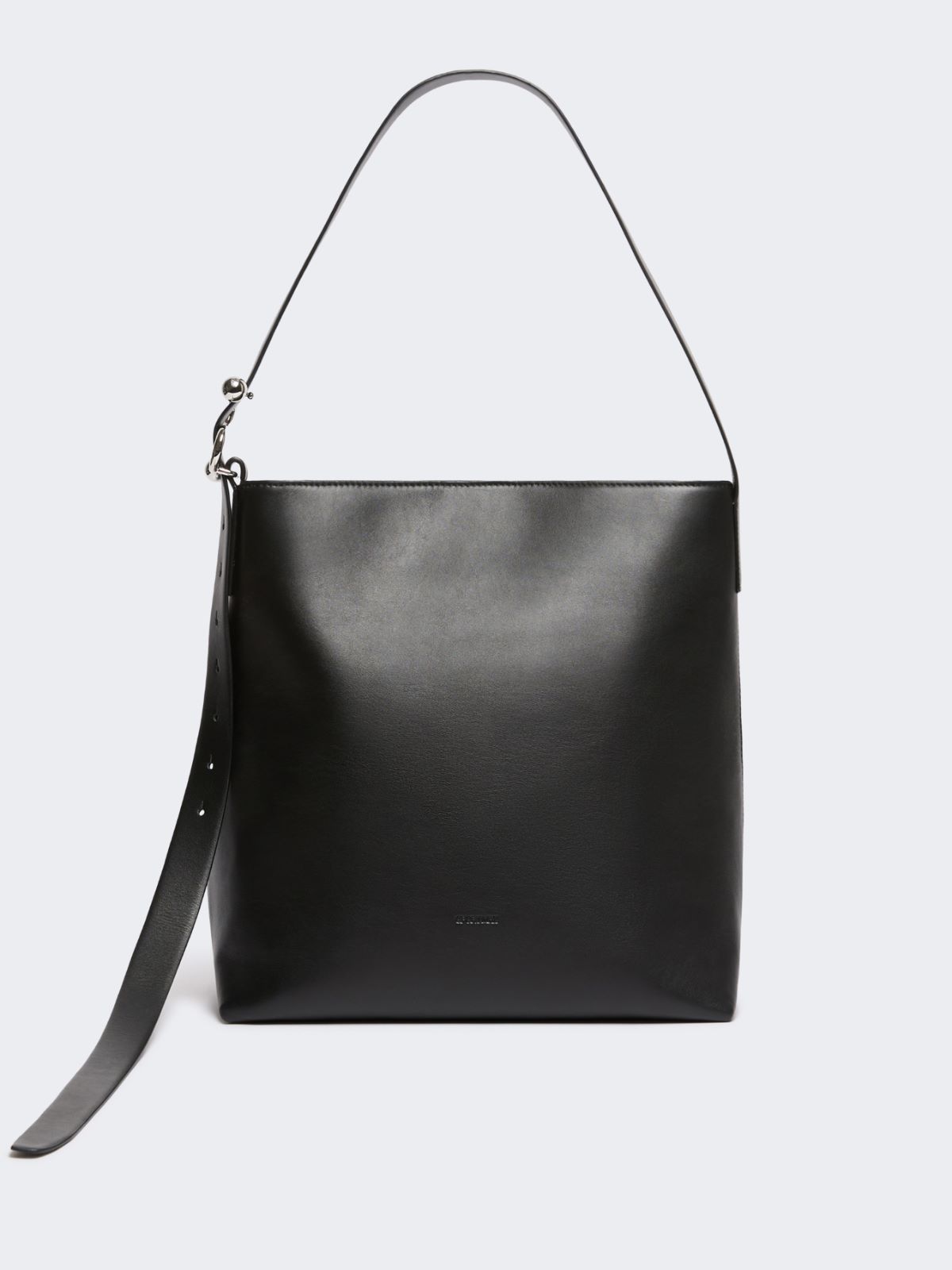 Shoppertasche aus Leder mit S-Schließe - SCHWARZ - Max Mara - 6