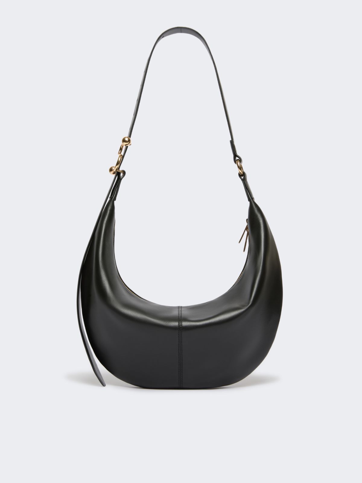 Nappa leather hobo bag - BLACK - Max Mara - 3