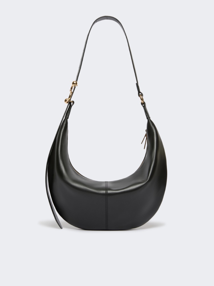 Nappa leather hobo bag - BLACK - Max Mara - 3