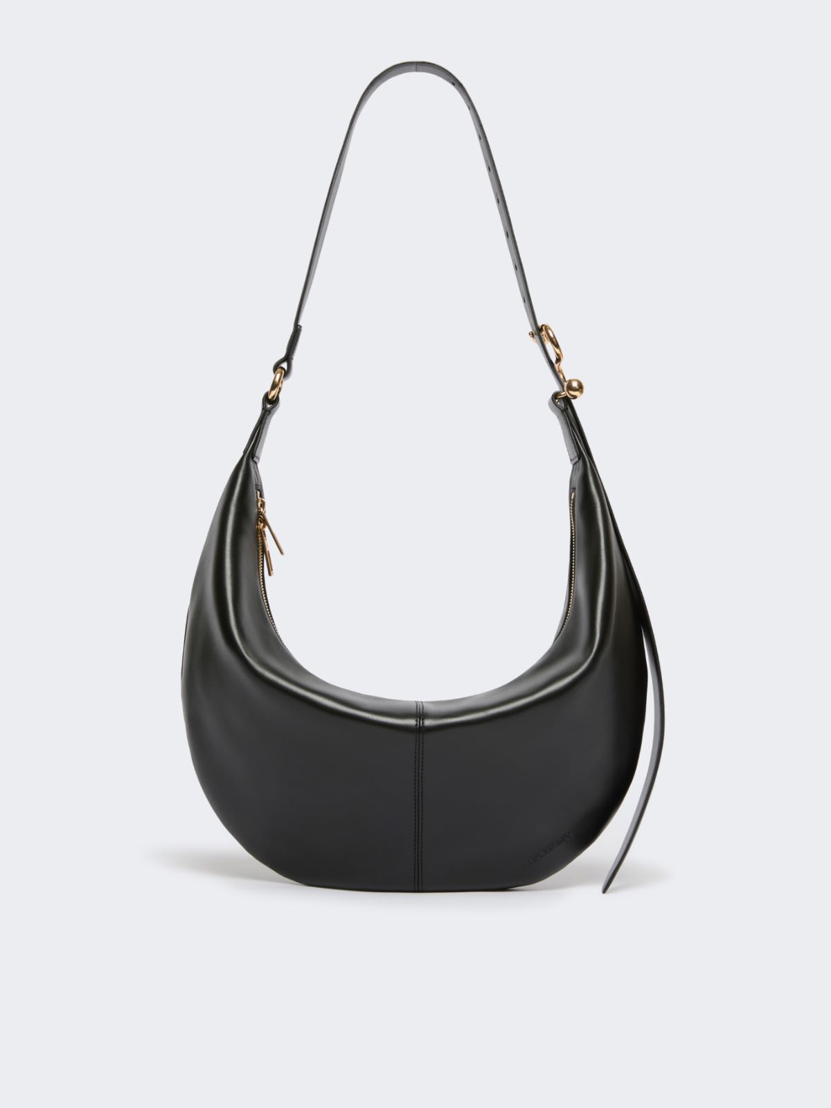 Nappa leather hobo bag - BLACK - Max Mara