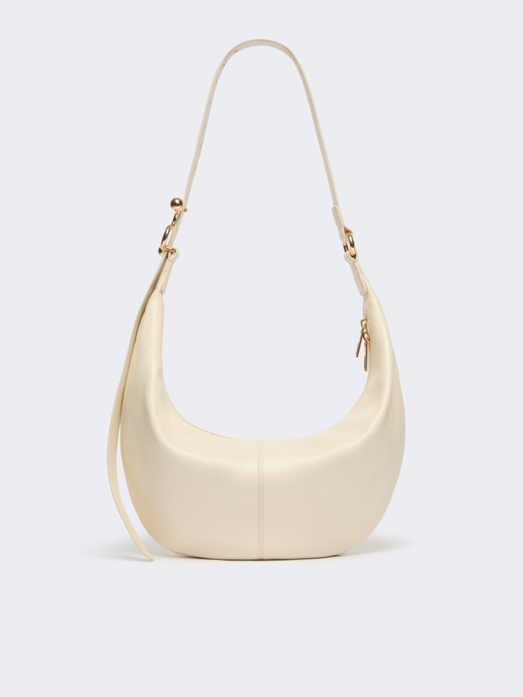 Nappa leather hobo bag - VANILLA - Max Mara - 3