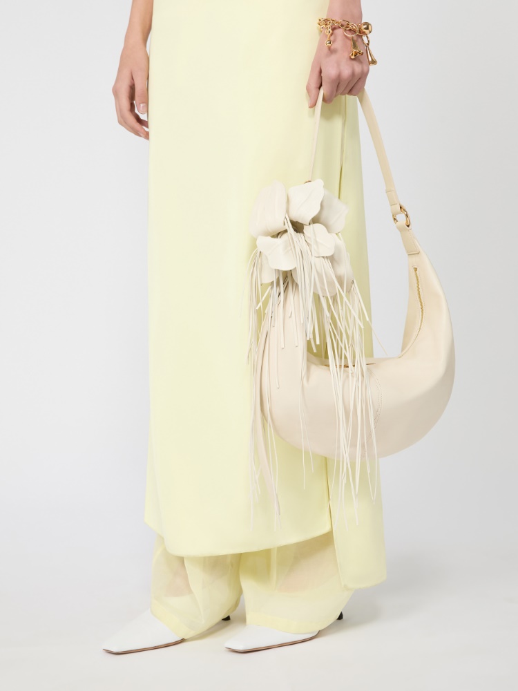 Nappa leather hobo bag - VANILLA - Max Mara