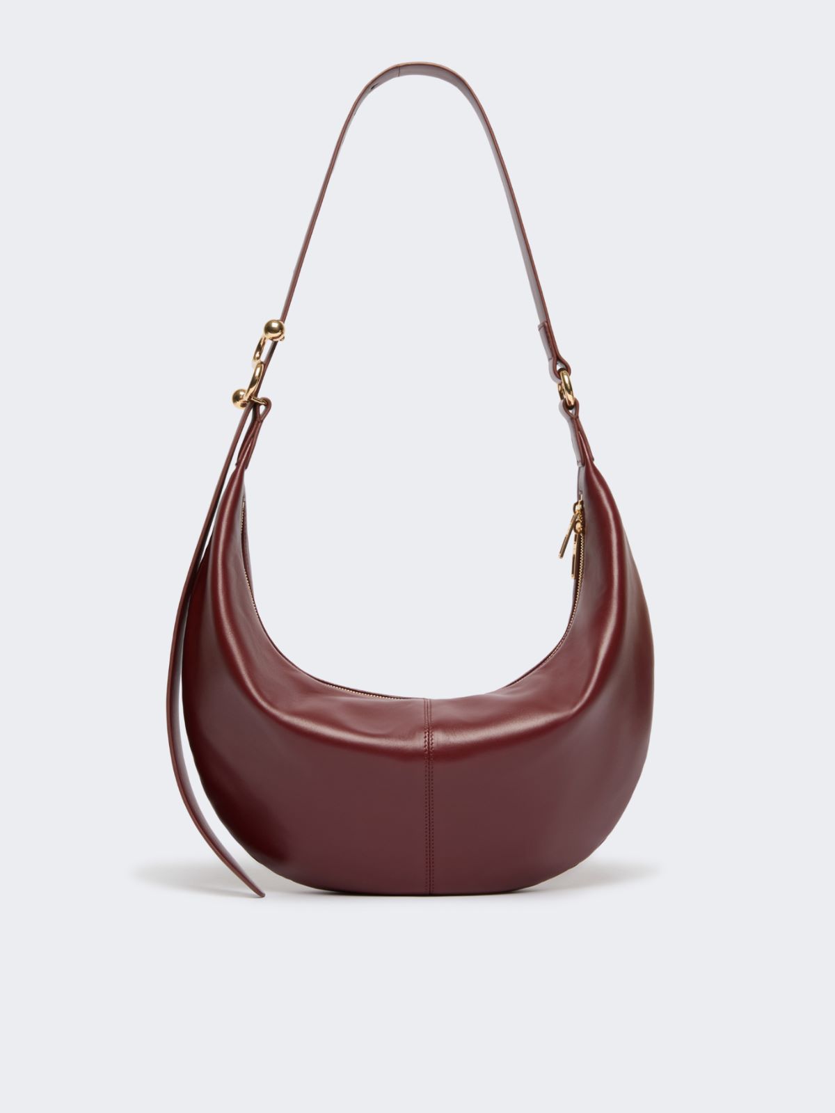 Nappa leather hobo bag - BORDEAUX - Max Mara - 3