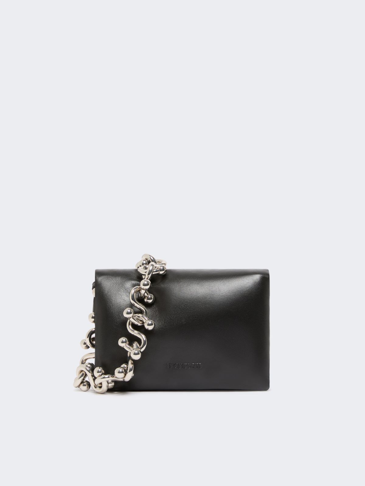 Padded nappa-leather mini Soffy Bag - BLACK - Max Mara - 11