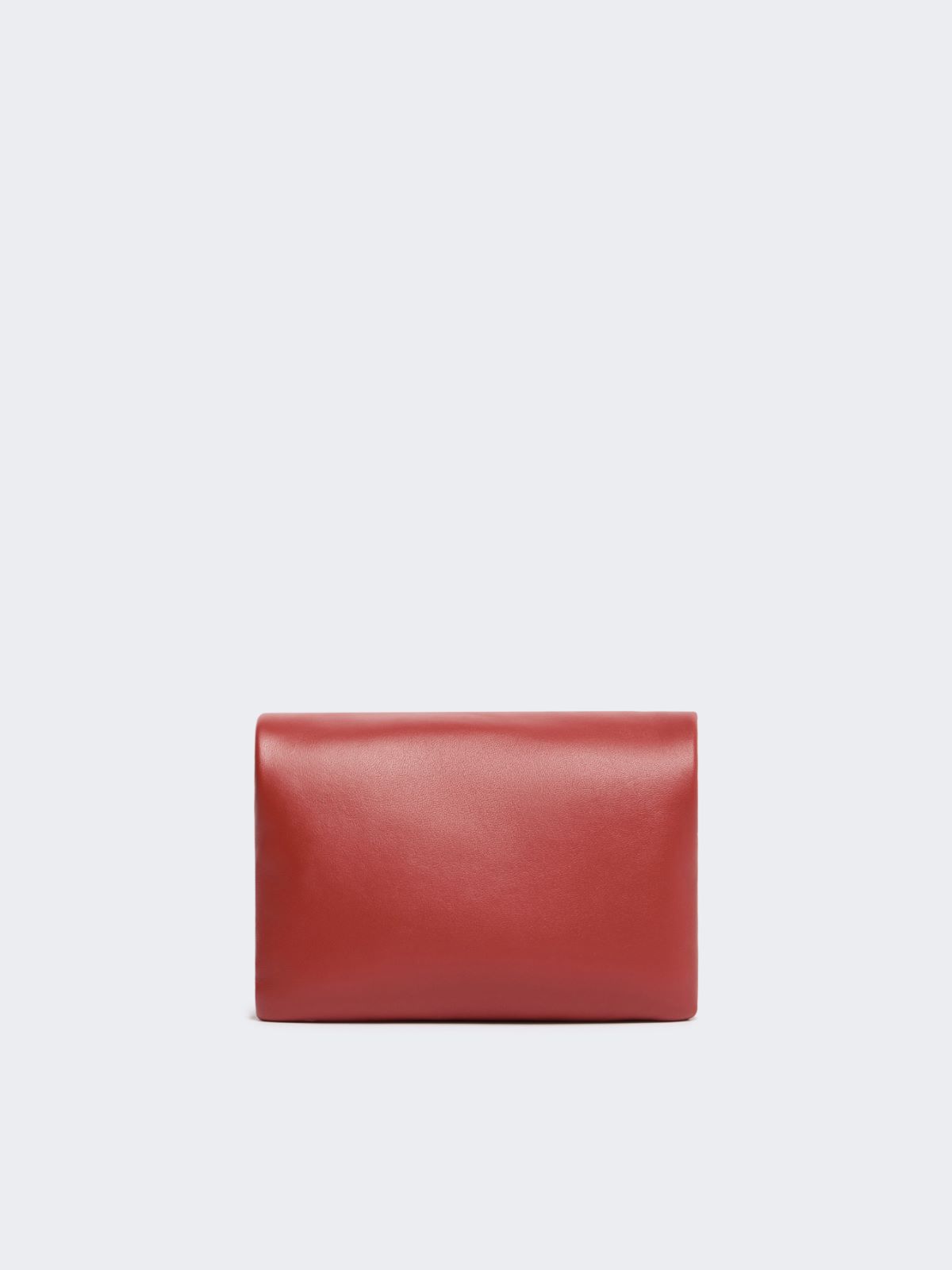 Padded nappa-leather mini Soffy Bag - BRICK RED - Max Mara - 11