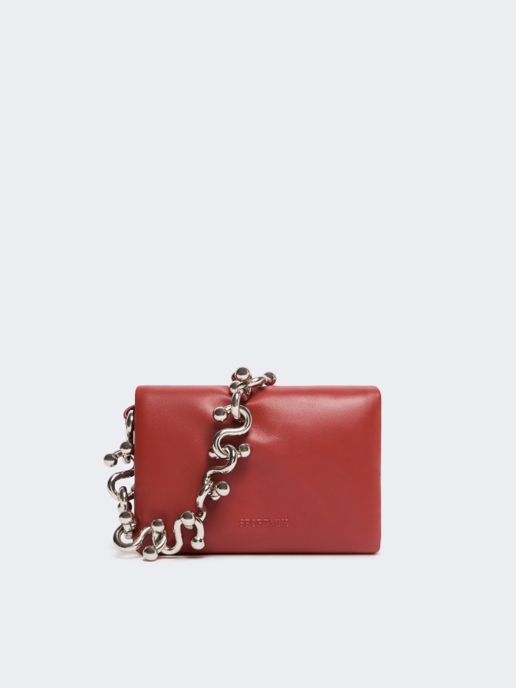 Soffy mini-bag in padded nappa leather - BRICK RED - Max Mara