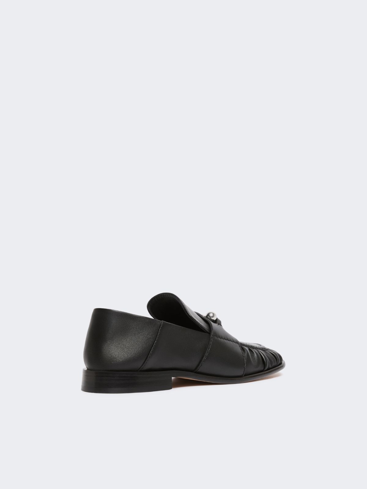 Nappa leather moccasins - BLACK - Max Mara - 11