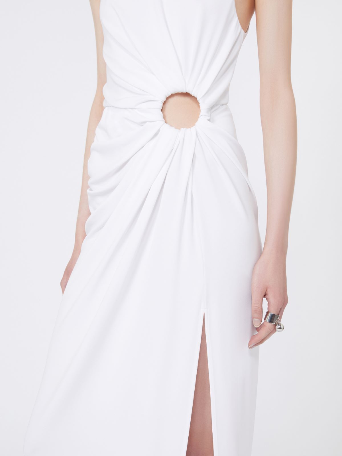 Sleeveless stretch jersey dress - MILK - Max Mara - 4