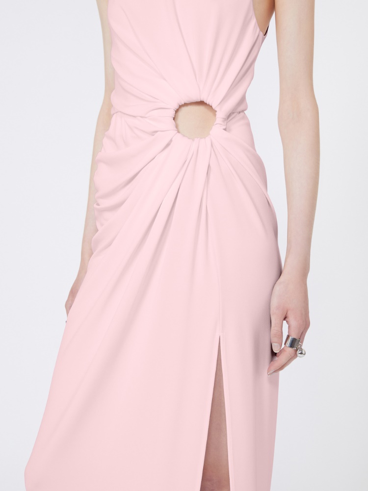 Sleeveless stretch jersey dress - PINK - Max Mara - 4