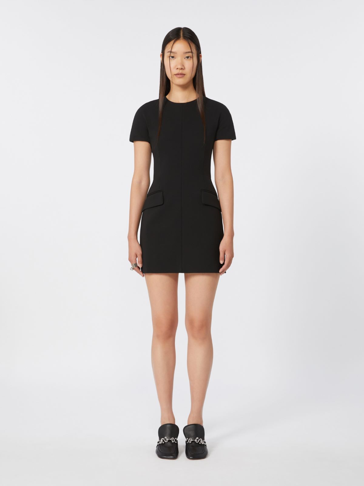 Jersey hourglass dress - BLACK - Max Mara - 2