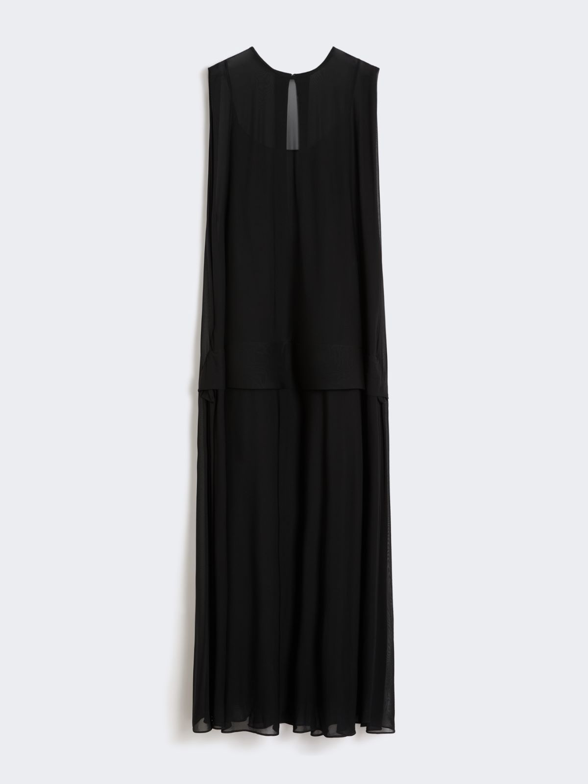 Robe longue en jersey de viscose - NOIR - Max Mara - 5