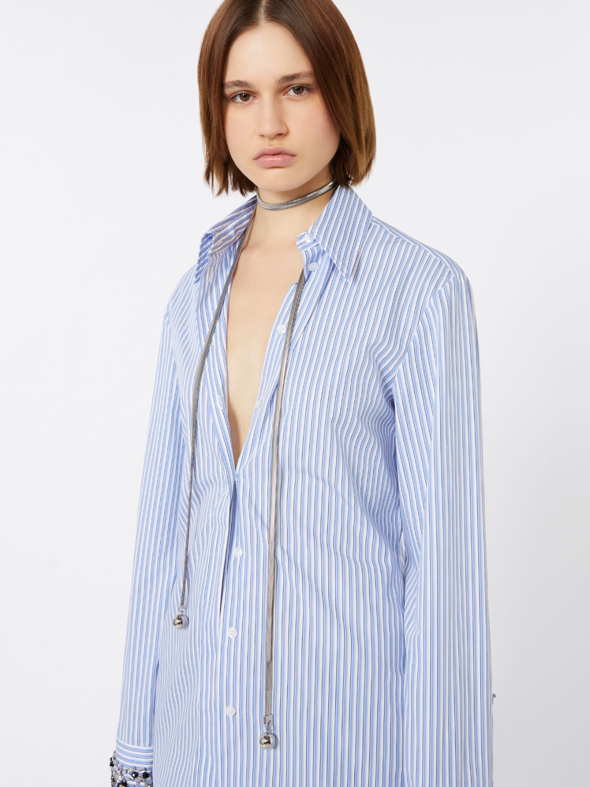 Sphere-detail metal necklace - PALLADIUM - Max Mara - 3