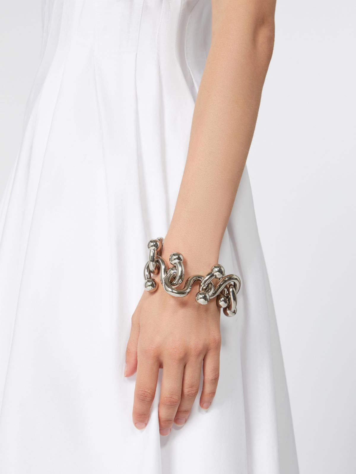 Metallic bracelet - SILVER - Max Mara - 8
