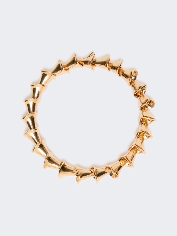 Choker necklace with floral elements - GOLD - Max Mara