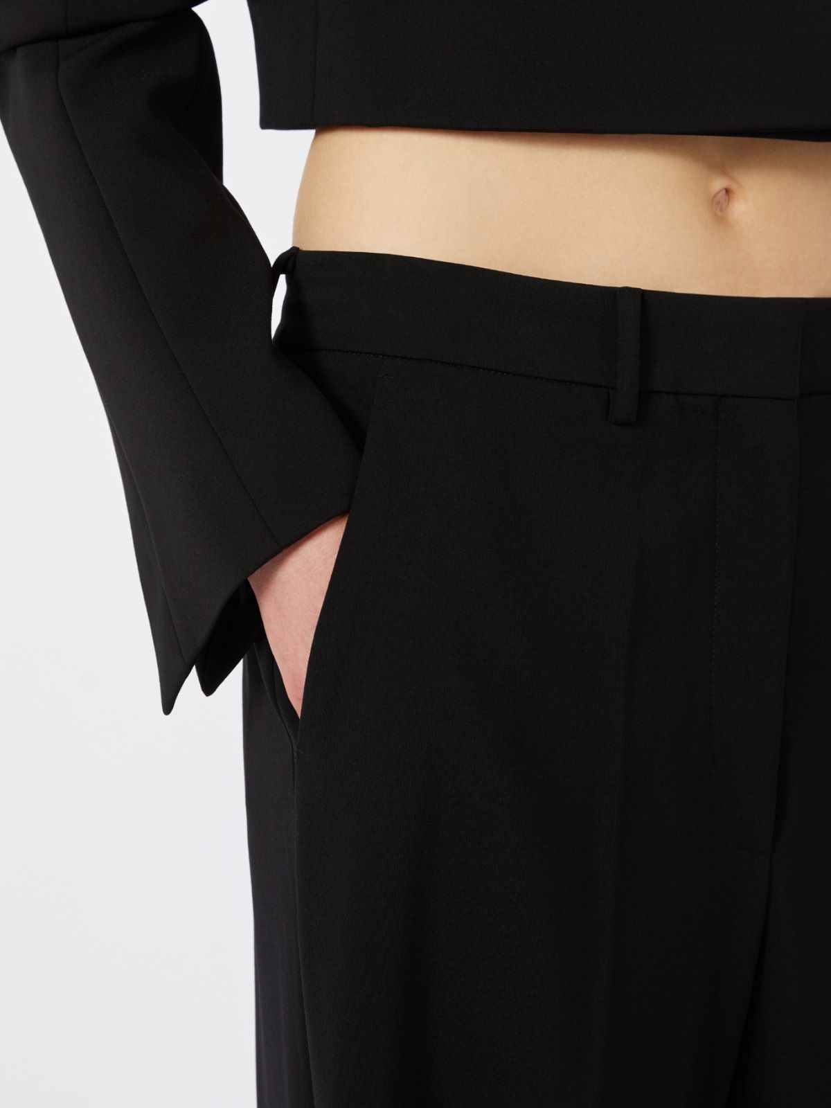 Jersey trousers - BLACK - Max Mara - 4