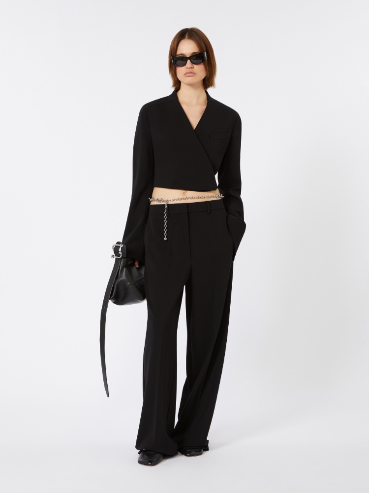 Jersey trousers - BLACK - Max Mara