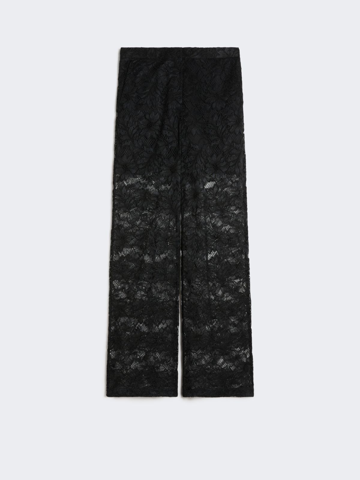 Lace trousers - BLACK - Max Mara - 10