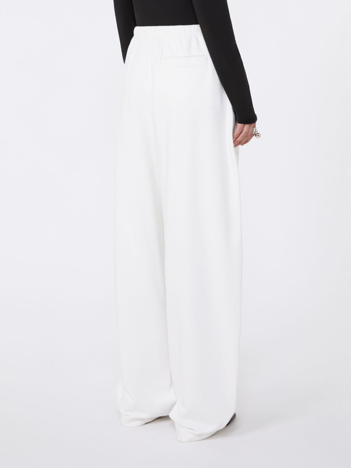 Fleece trousers - IVORY - Max Mara - 5