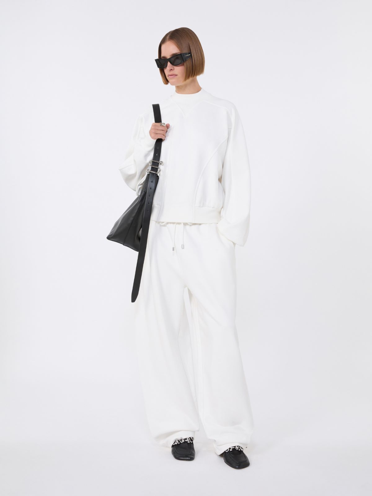 Fleece trousers - IVORY - Max Mara - 5