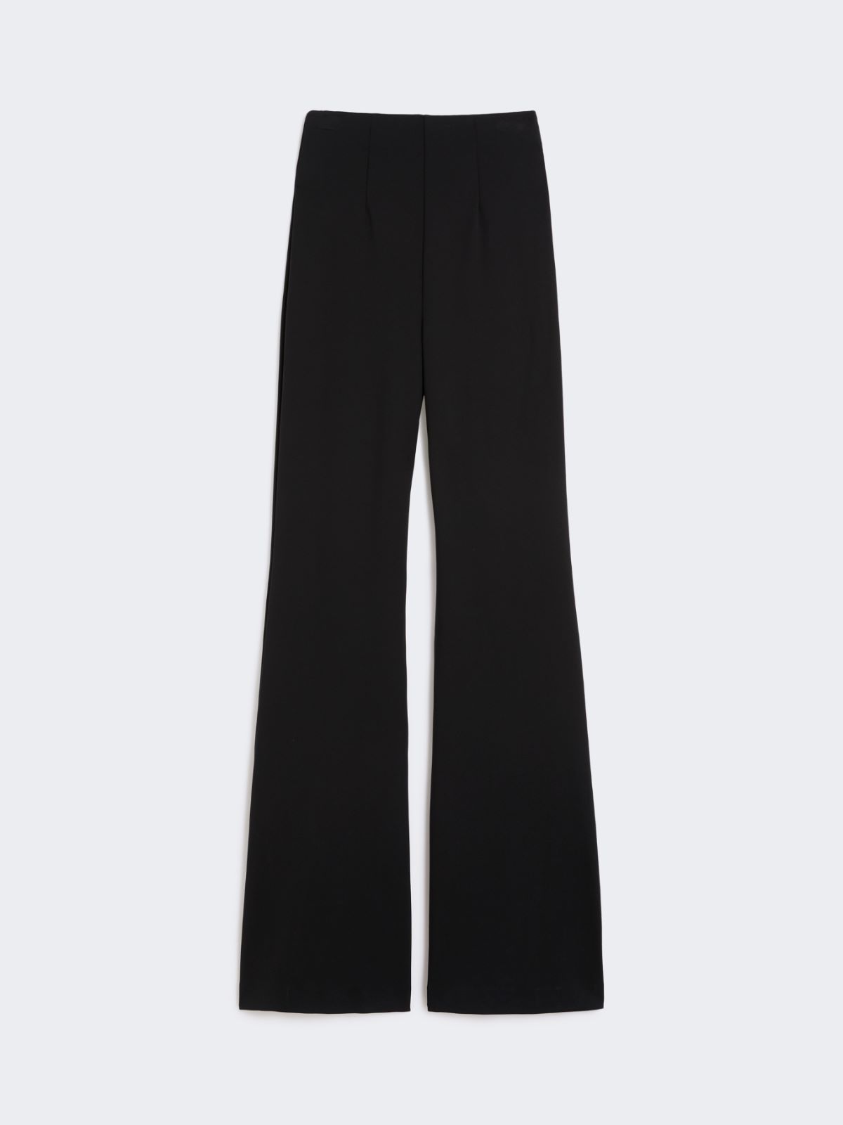 Flared trousers in stretch jersey - BLACK - Max Mara - 9