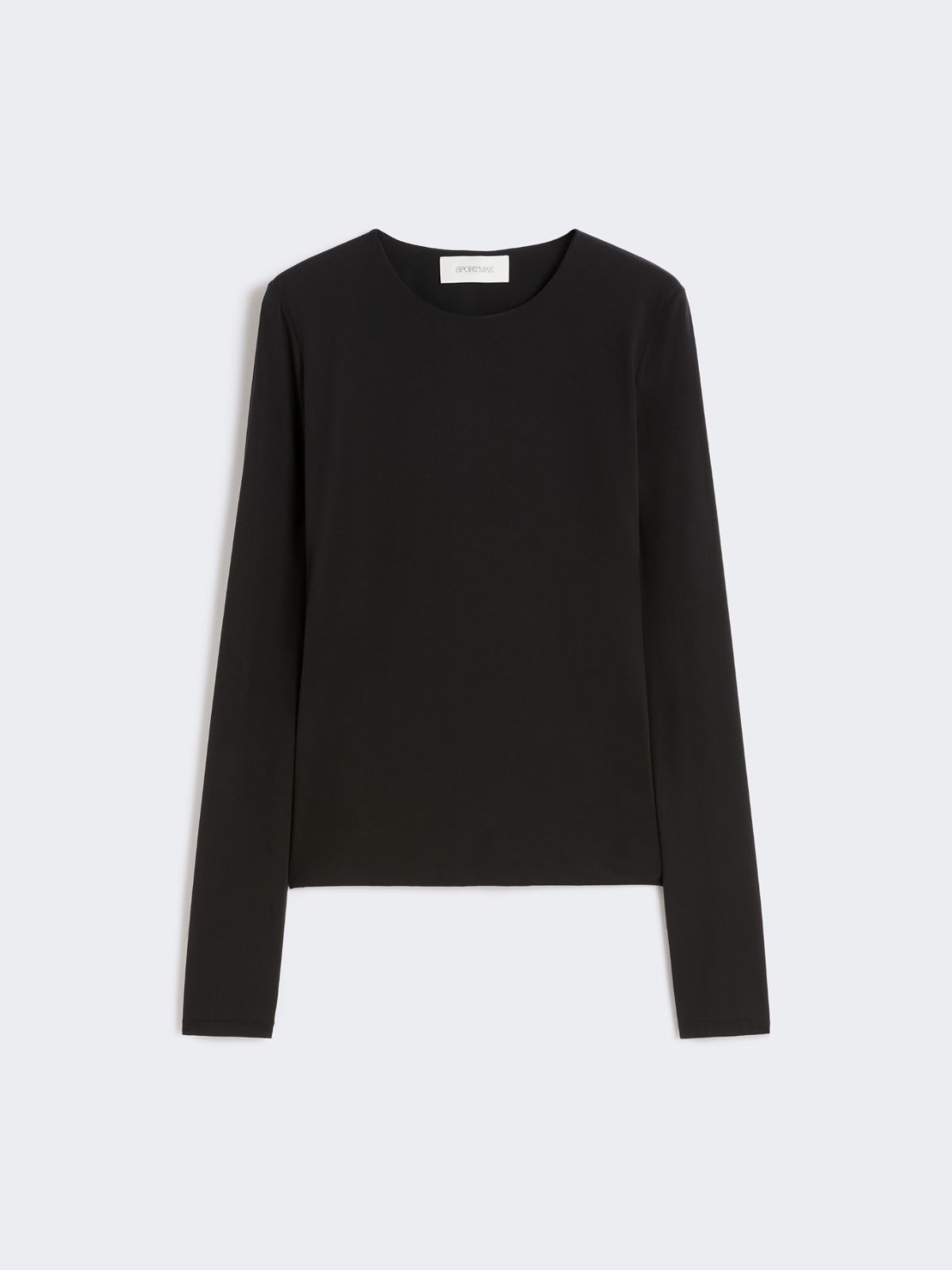 Skin-tight jersey T-shirt - BLACK - Max Mara - 9