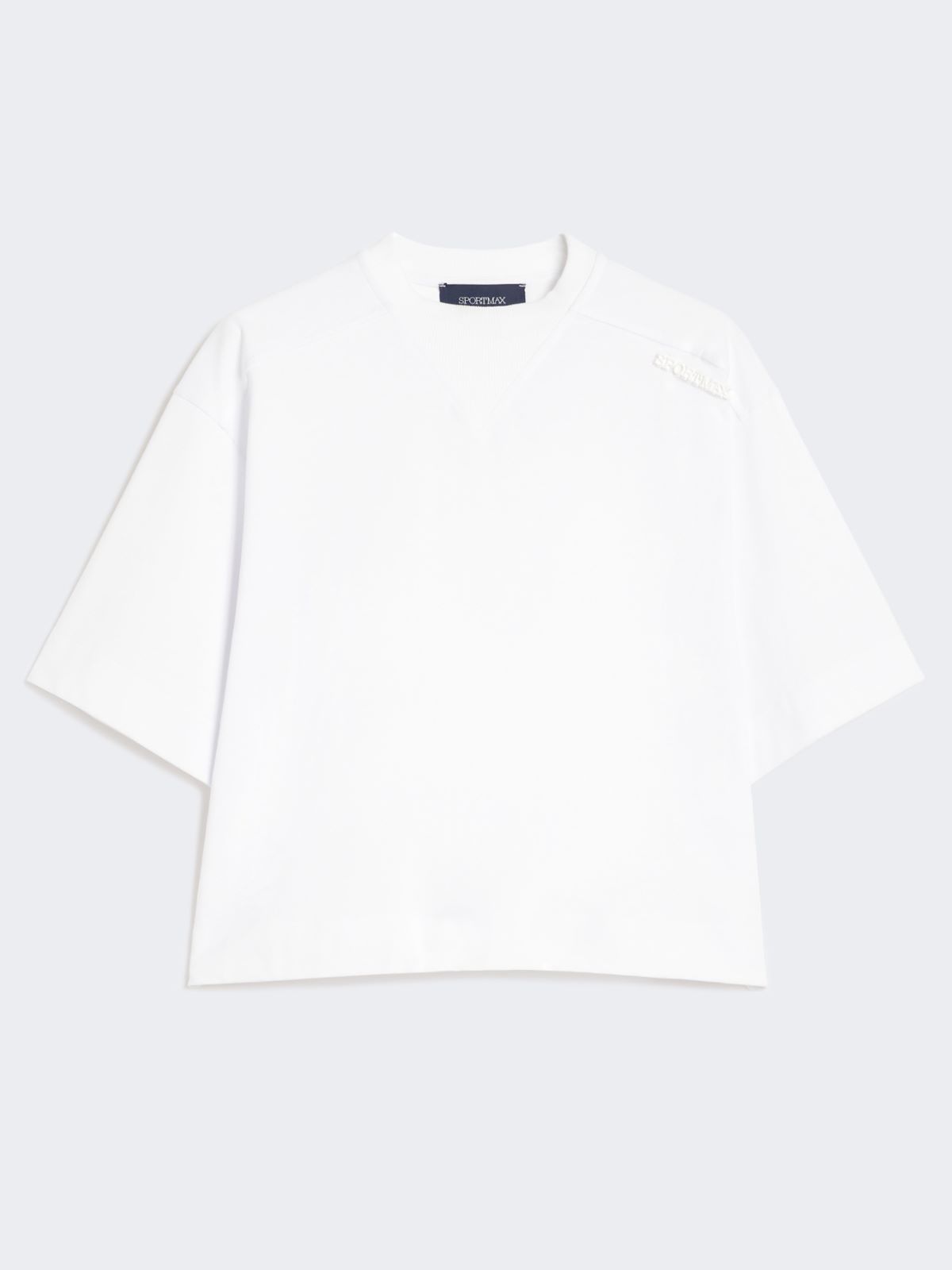 Cotton T-shirt - OPTICAL WHITE - Max Mara - 5
