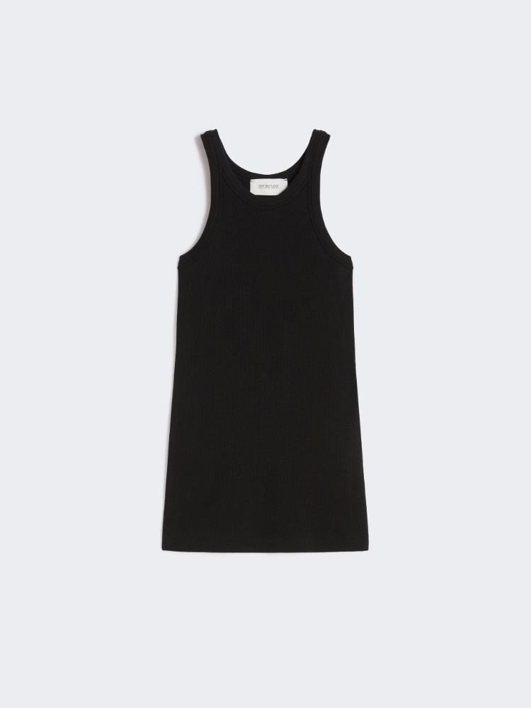 Tanktop aus Baumwolle und Seide - SCHWARZ - Max Mara