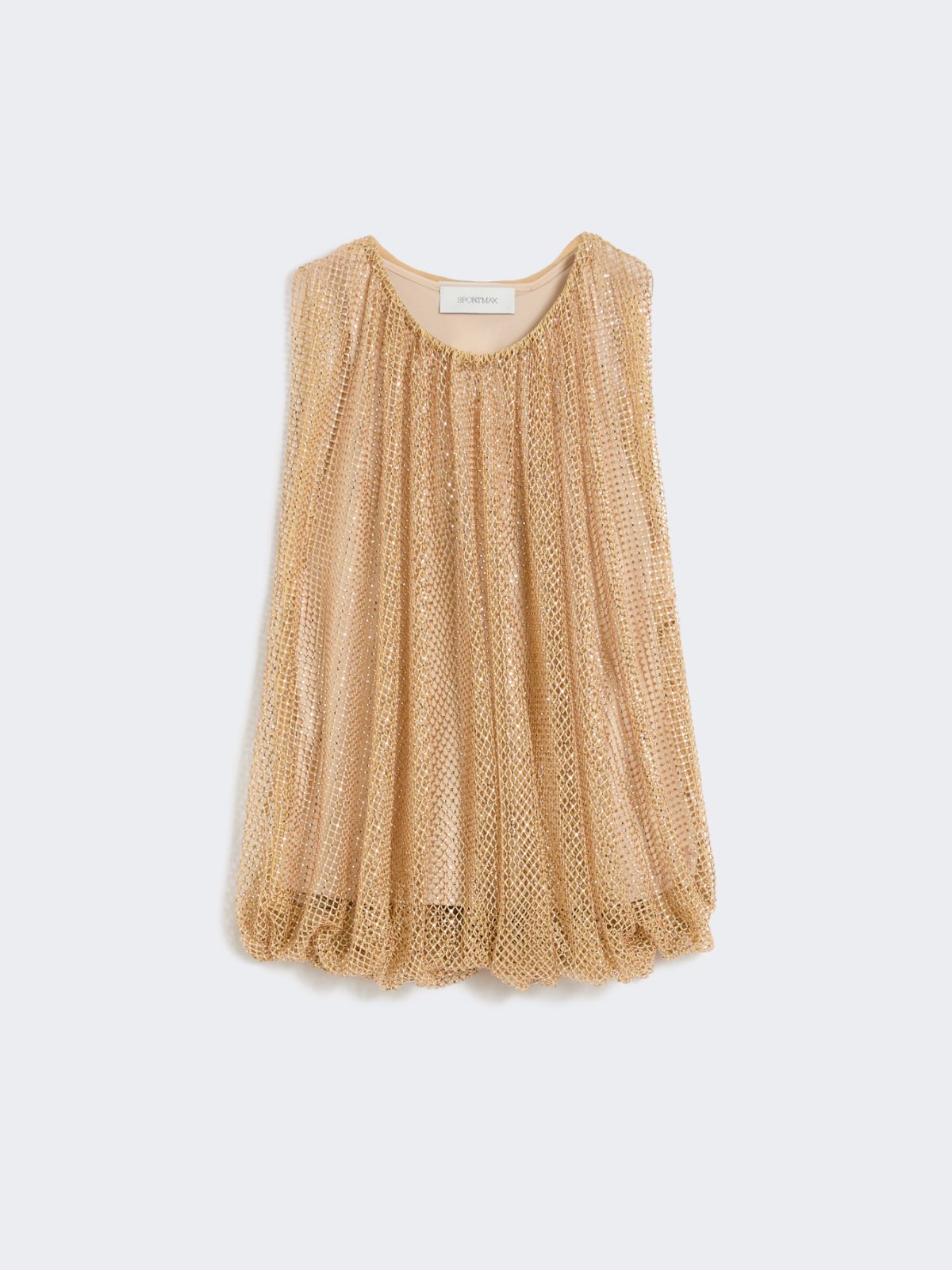 Mesh top with crystals - CAMEL - Max Mara - 6