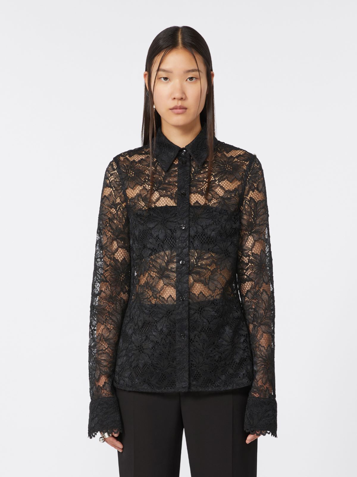 덴티체 폴리 셔츠 - BLACK - 2