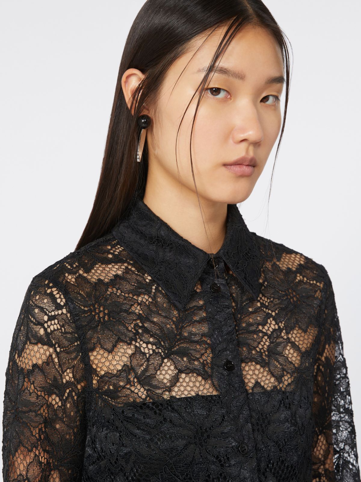 덴티체 폴리 셔츠 - BLACK - 5