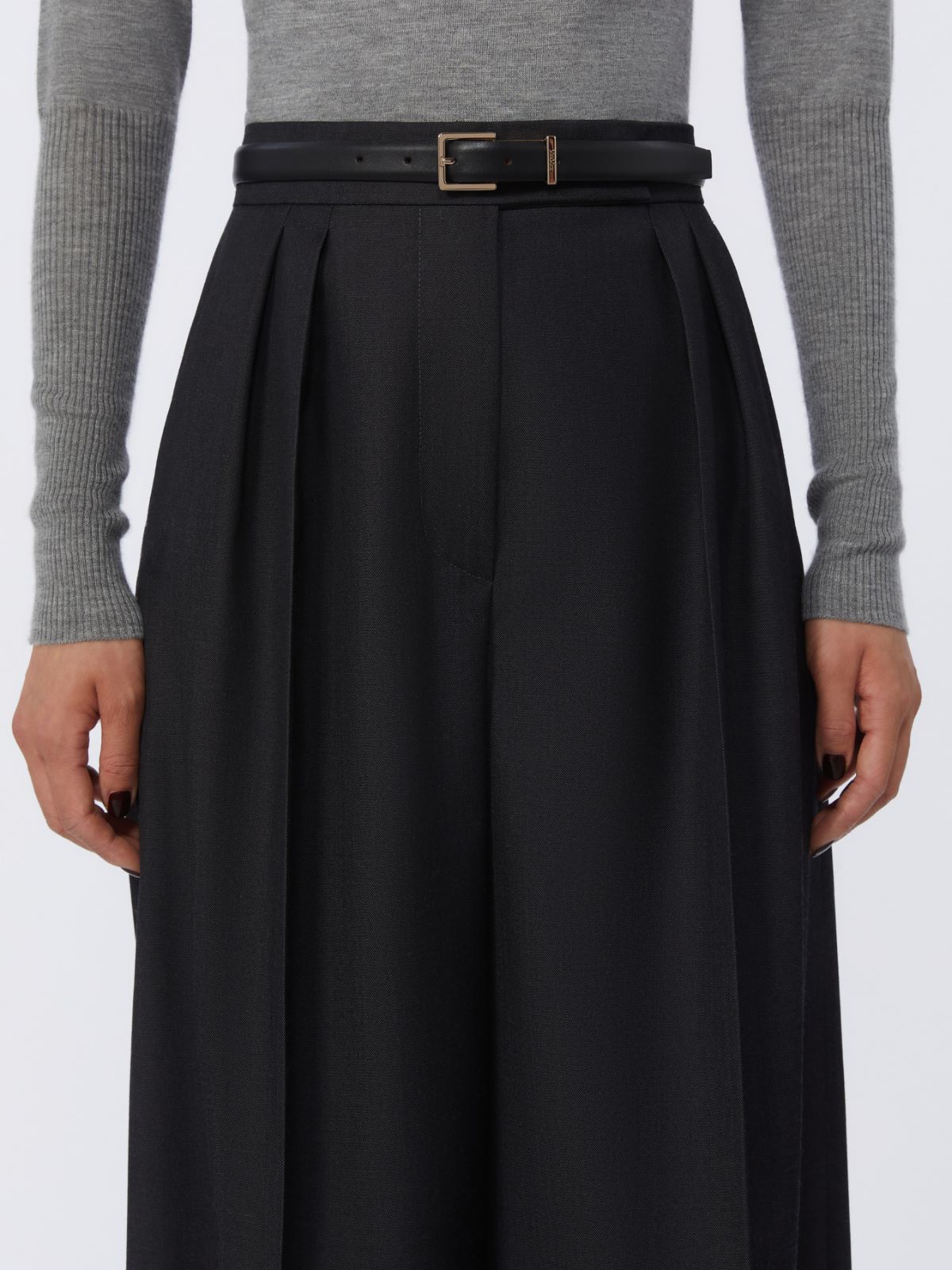 Gürtel aus Leder - SCHWARZ - Max Mara - 3