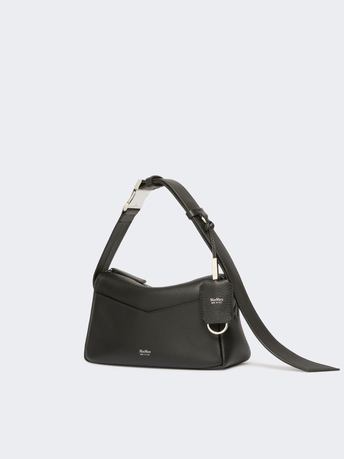 Low-sheen leather micro handbag - BLACK - Max Mara - 2