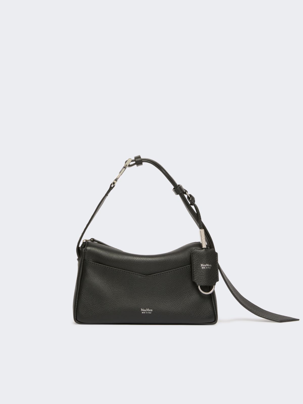 Low-sheen leather micro handbag - BLACK - Max Mara