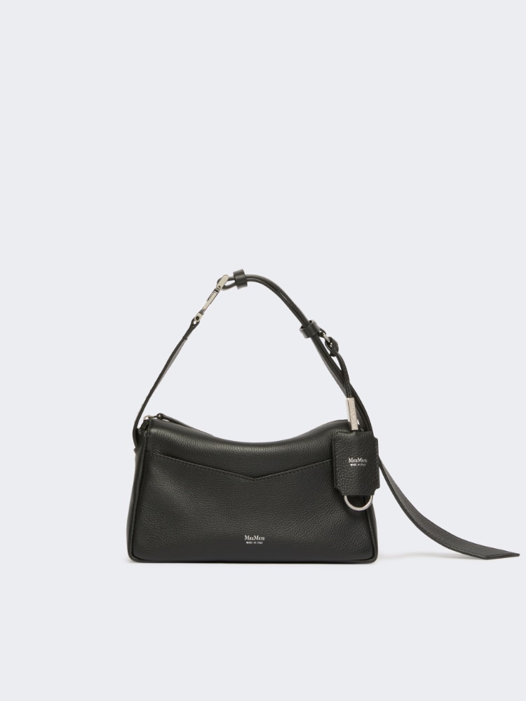 Low-sheen leather micro handbag - BLACK - Max Mara