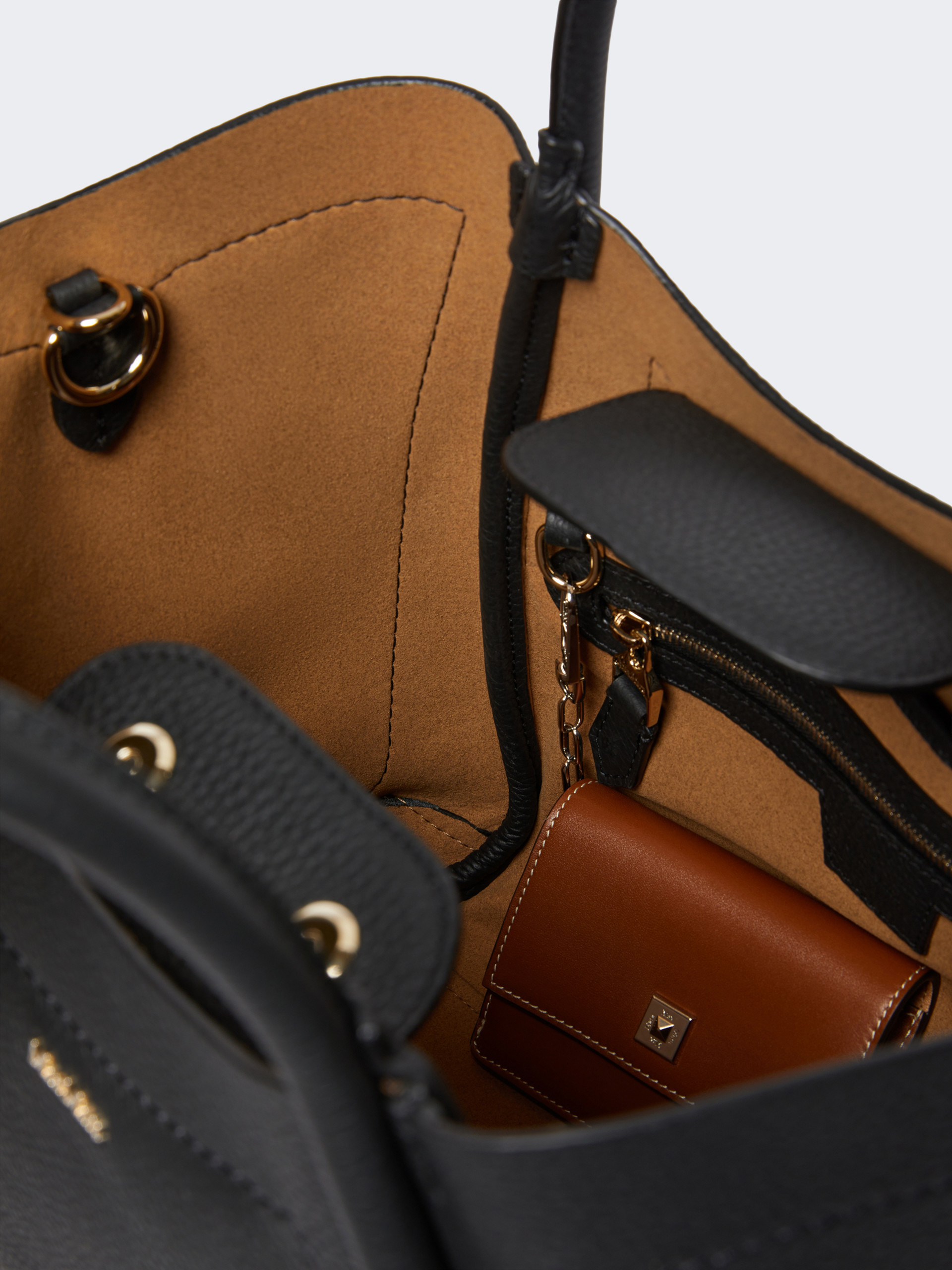 Small leather Marine bag - BLACK - Max Mara - 4