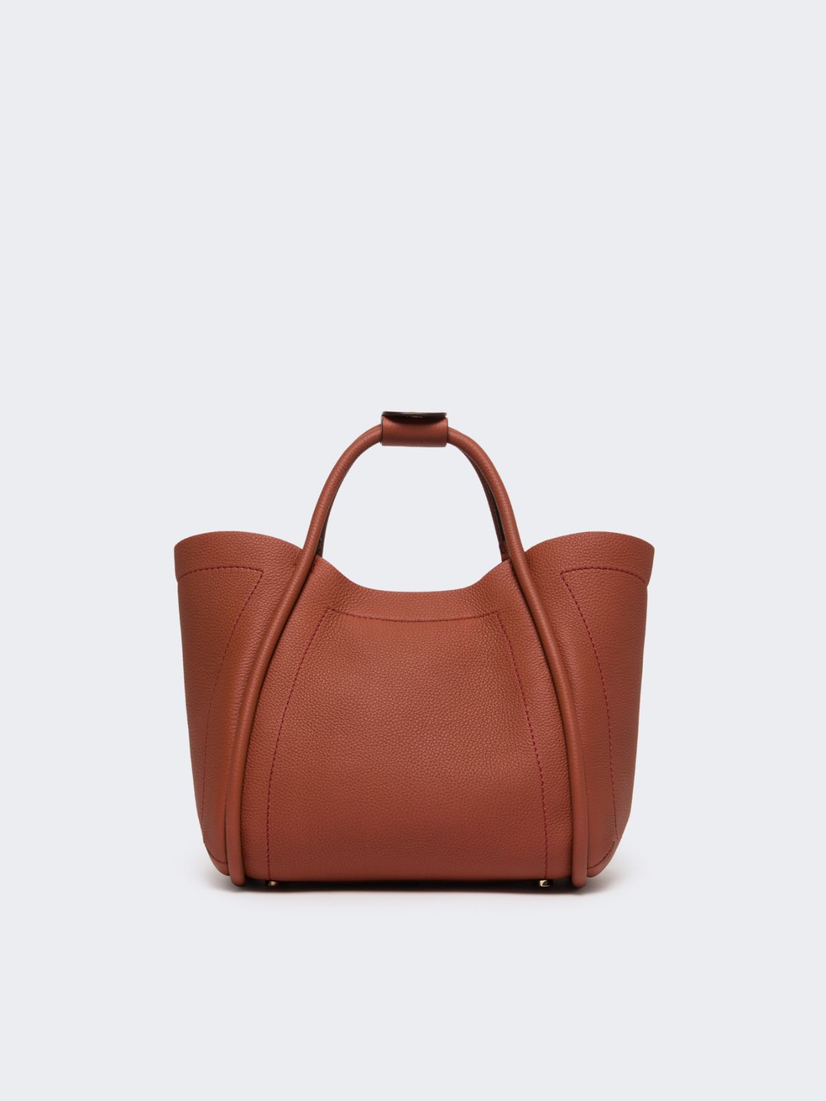 [マリン] カーフ レザー スモール バッグ - RUST - Max Mara - 9