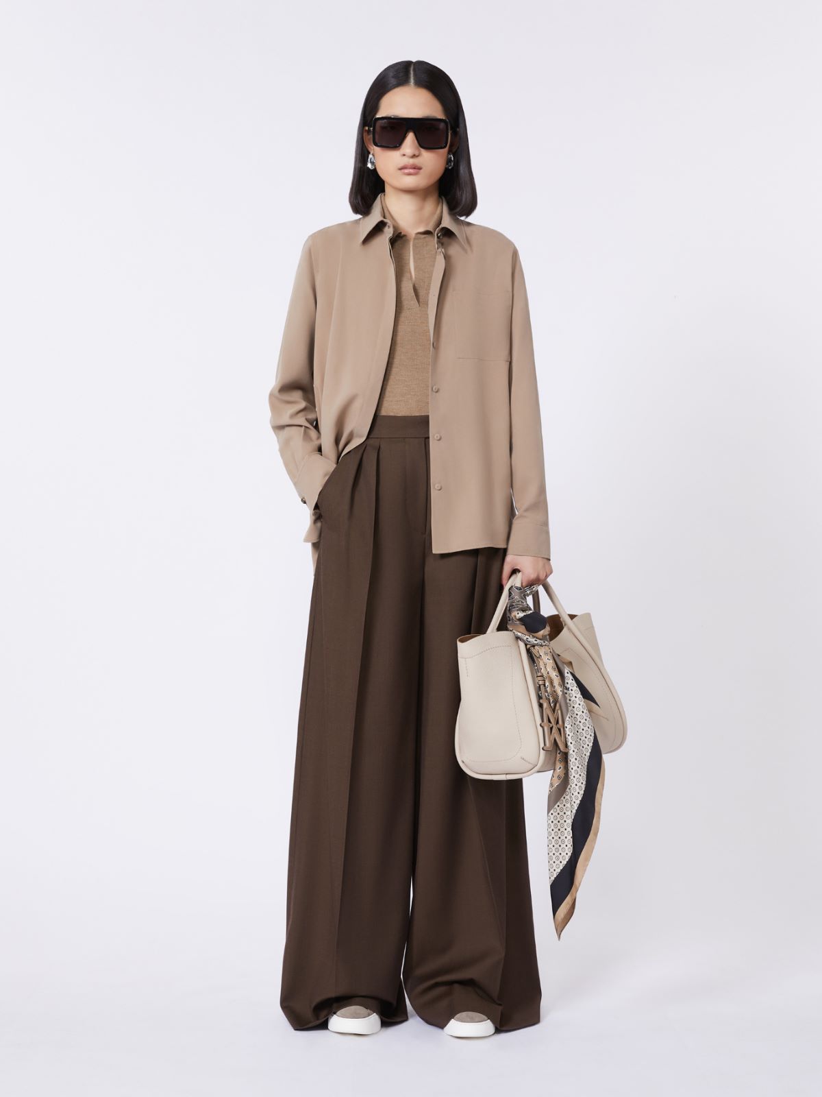 [マリン] カーフ レザー スモール バッグ - ICE - Max Mara - 12