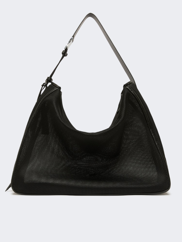 Extra-large handbag in technical mesh - BLACK - Max Mara - 3
