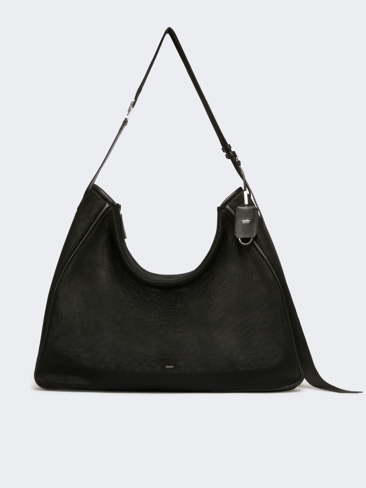 Extra-large handbag in technical mesh - BLACK - Max Mara