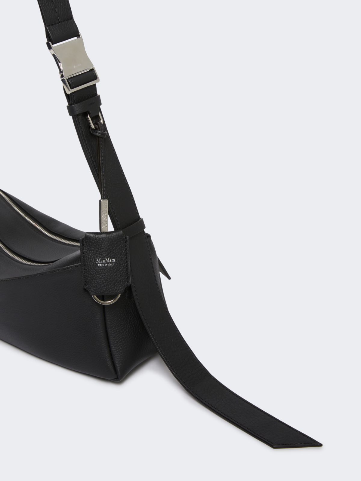 Small leather shoulder bag - BLACK - Max Mara - 5