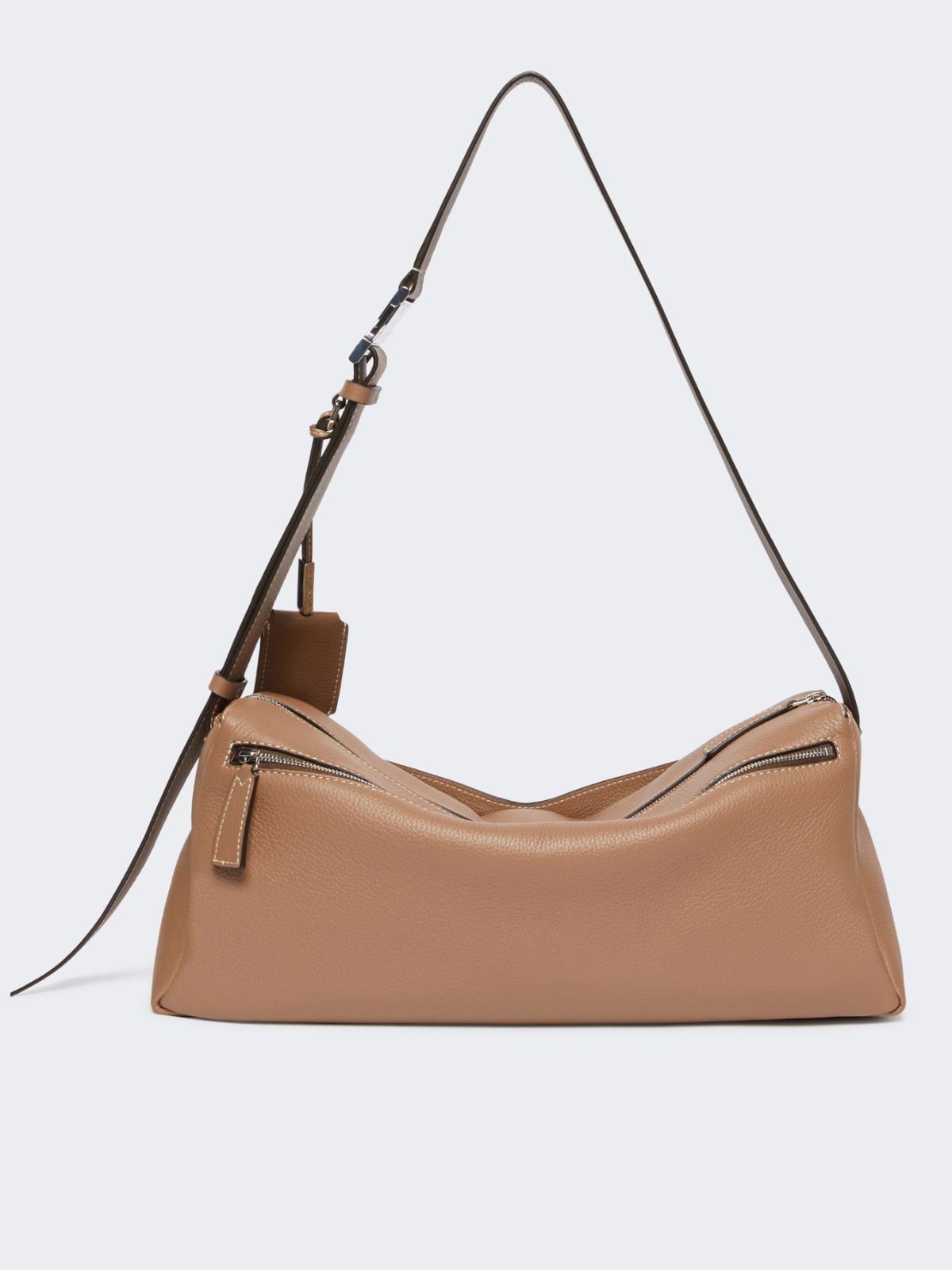 Medium leather shoulder bag - BROWN - Max Mara - 12