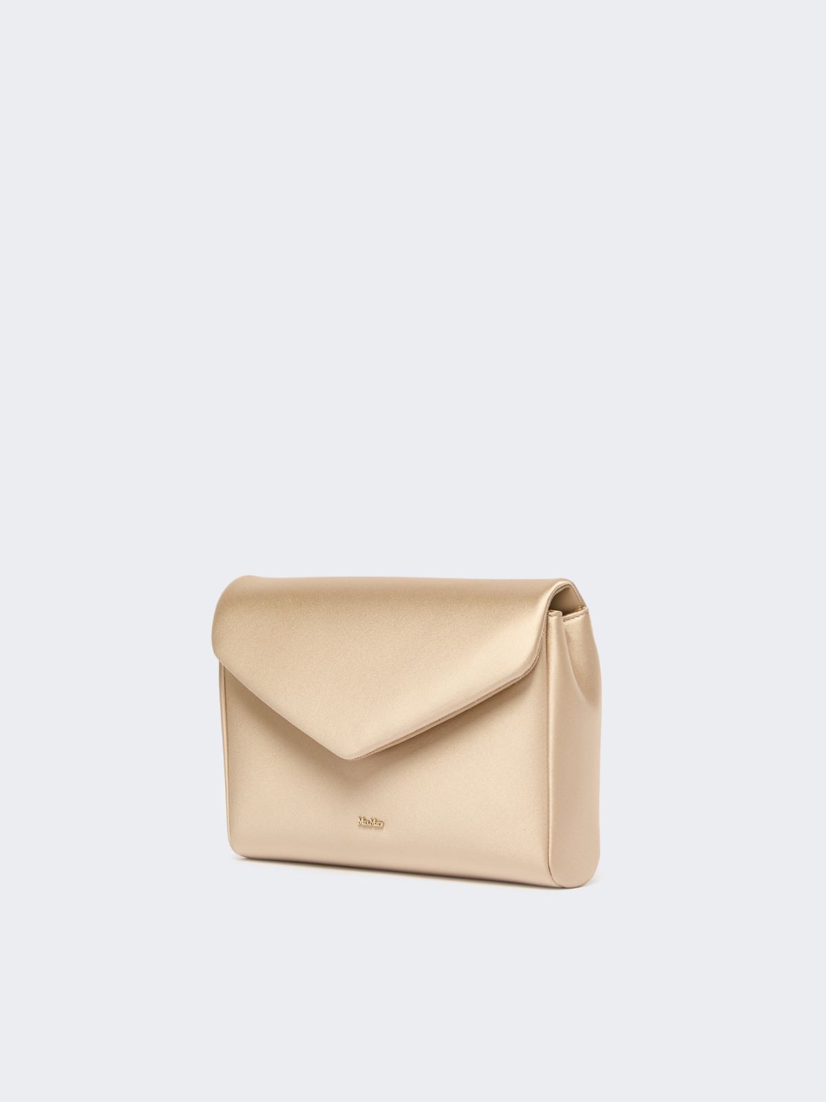 Viscose and silk satin clutch bag - BEIGE - Max Mara - 2