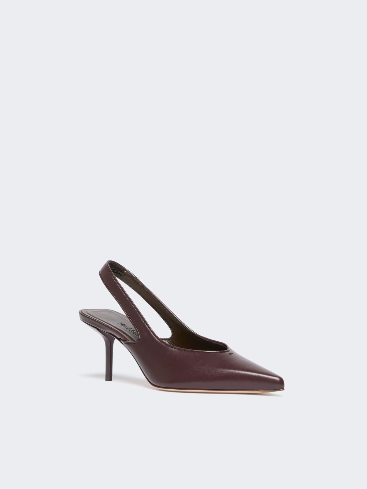 Nappa leather slingbacks - BORDEAUX - Max Mara - 2