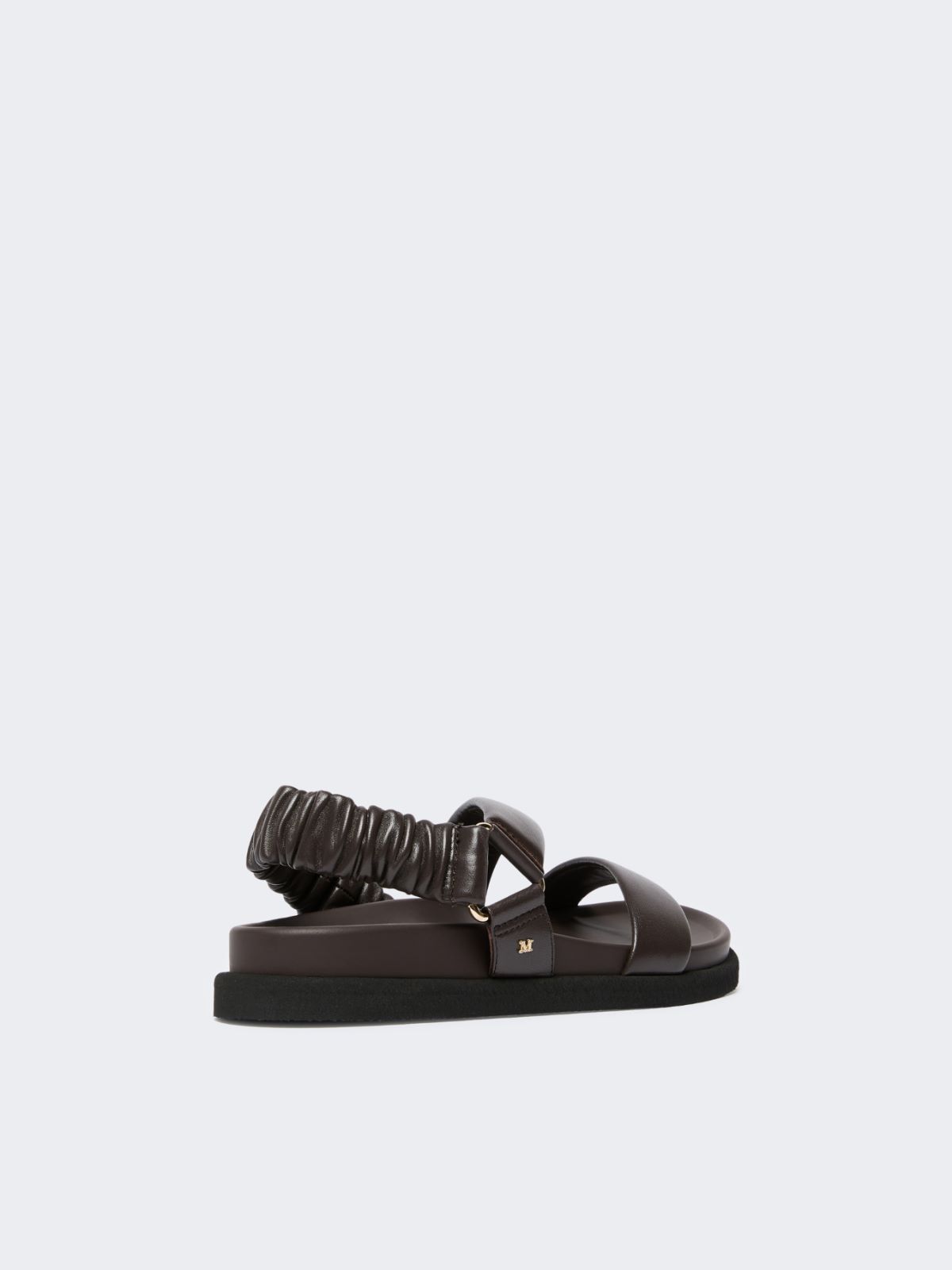 Leather sandals - CHOCOLATE - Max Mara - 3
