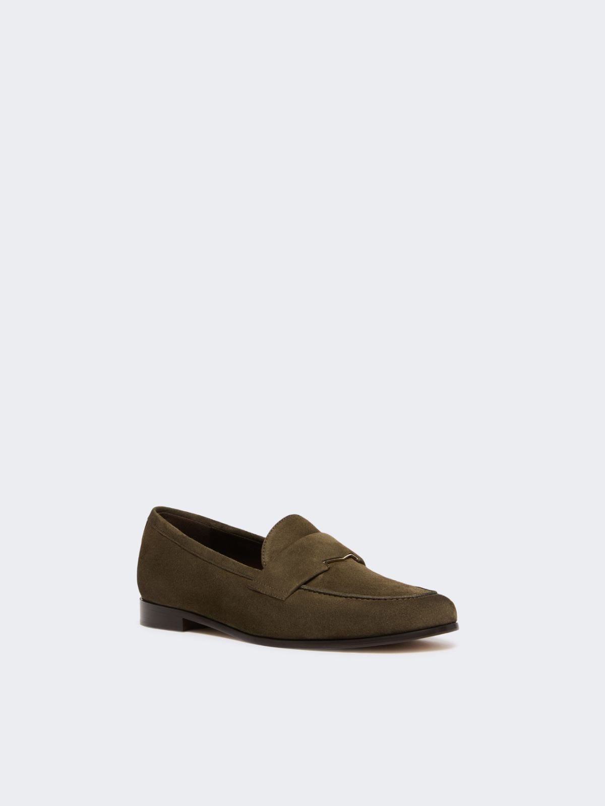 Suede moccasins - DARK BROWN - Max Mara - 4