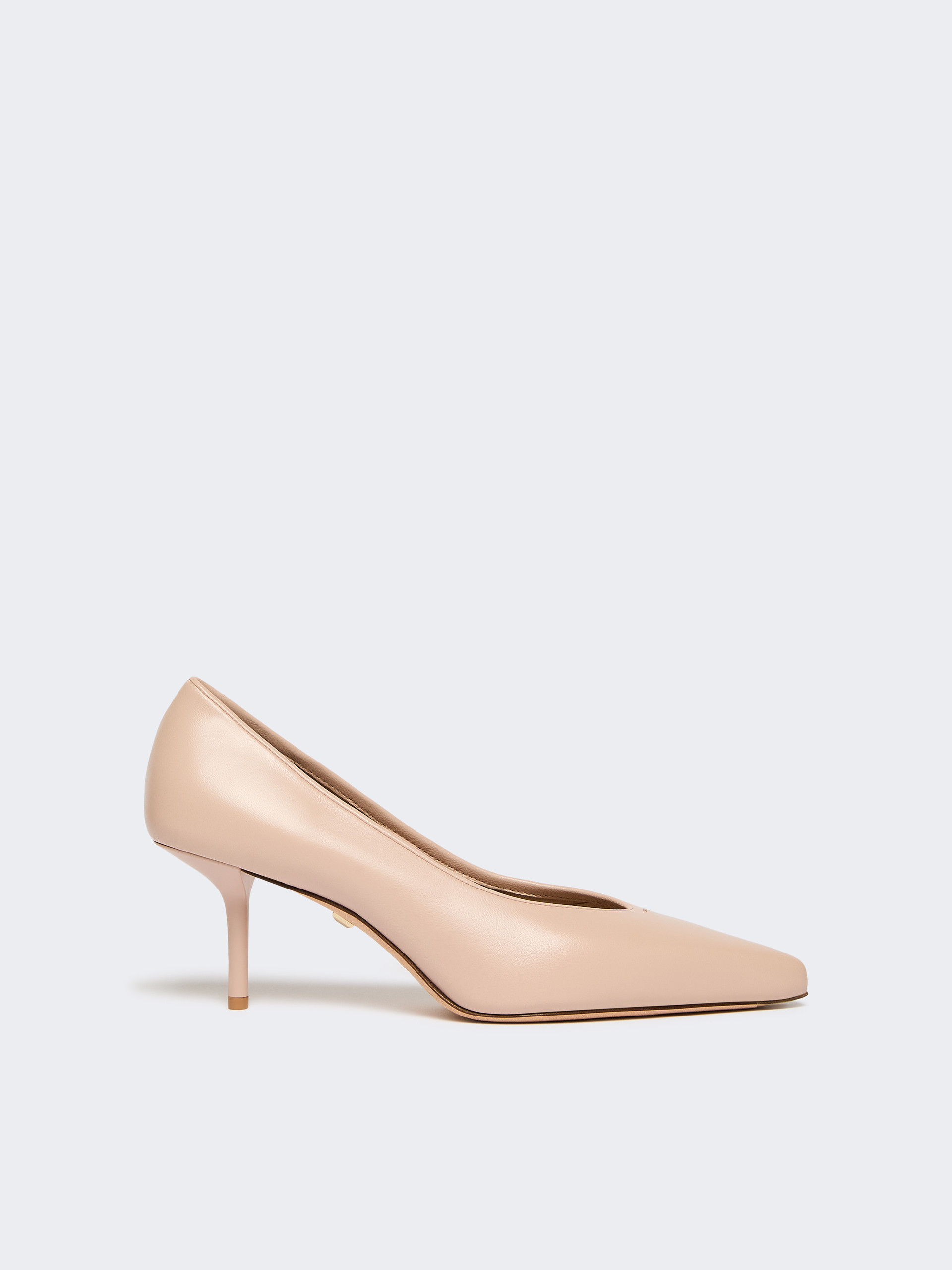 Nappa leather court shoes - PINK - Max Mara