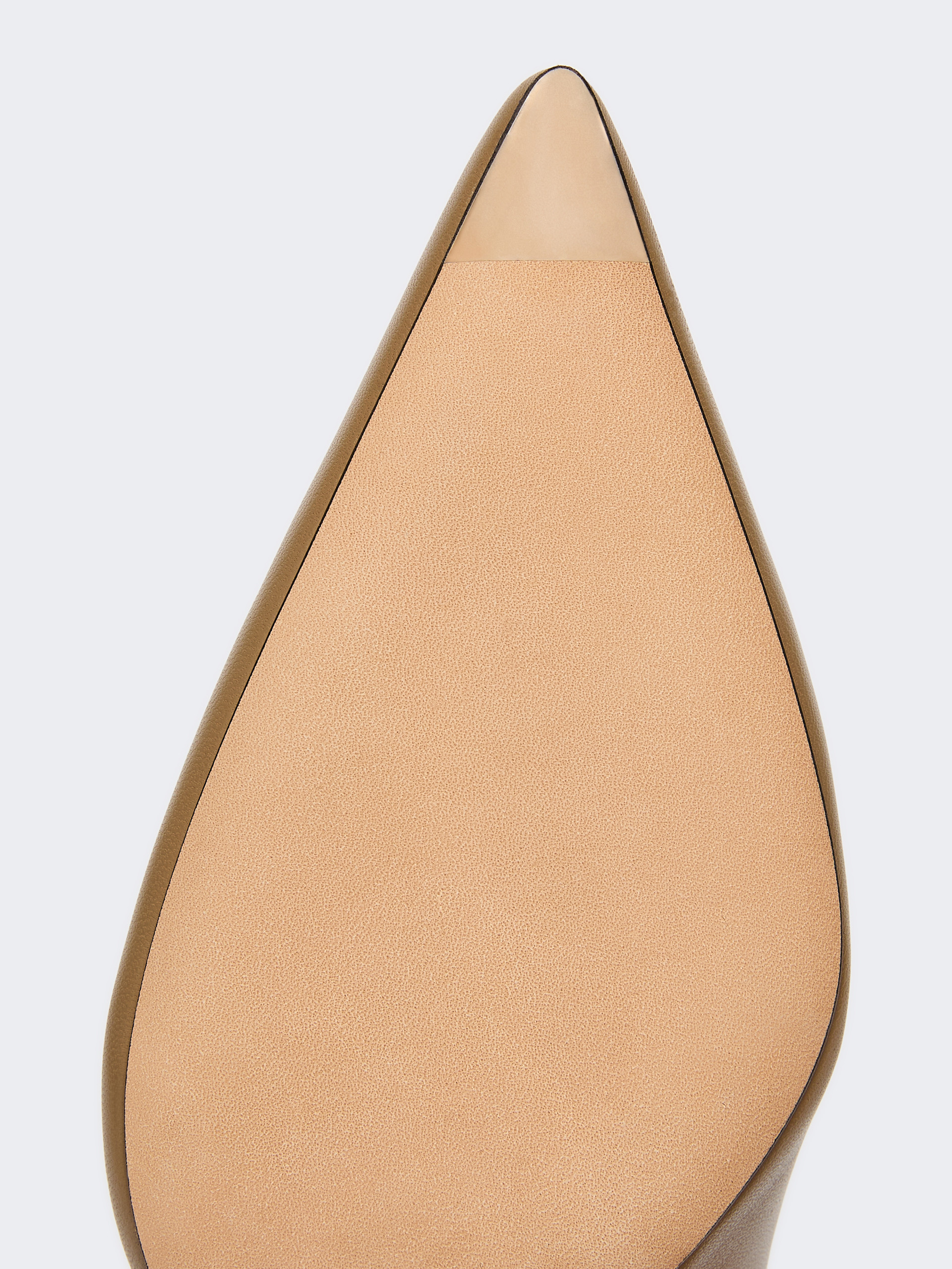 Nappa leather court shoes - MUD - Max Mara - 5