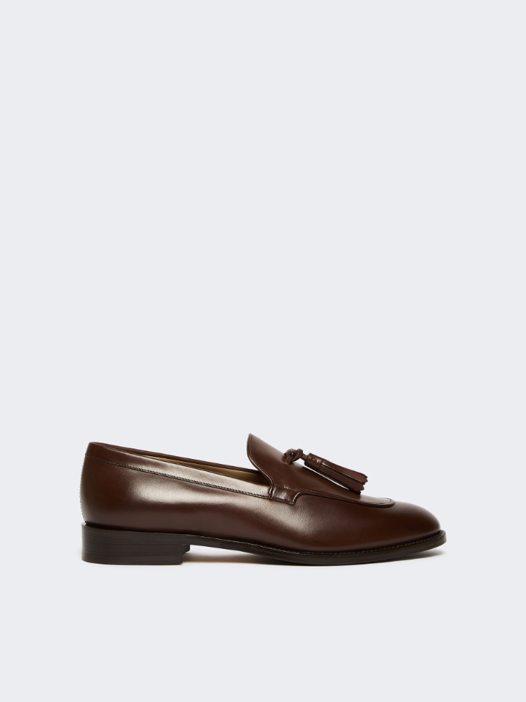 Tasselled leather loafers - COCOA - Max Mara